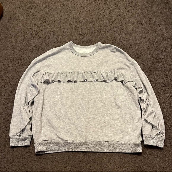 The Great. Ruffle Sweatshirt - Picture 4 of 7